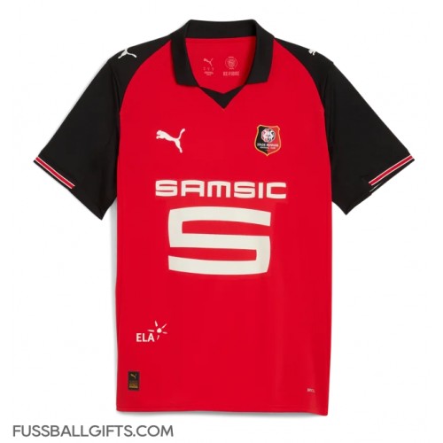 Stade Rennais Fußballbekleidung Heimtrikot 2025-26 Kurzarm